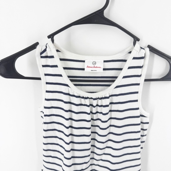 ✅ HANNA ANDERSSON TANK DRESS BLACK/WHITE WITH POCKETS SIZE 130 (8) - Picture 8 of 8